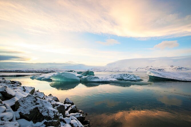 Reykjavik: Glacier Lagoon, Diamond Beach & South Coast Day Tour - Diamond Beach depends on the tide and wind