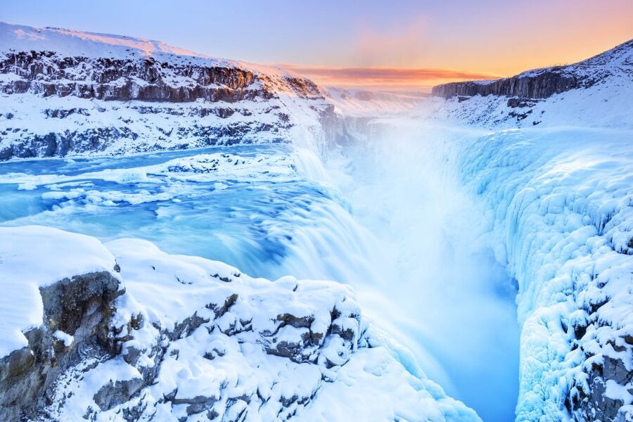 Reykjavík: Golden Circle Minibus Tour & Blue Lagoon Transfer - Gullfoss: a powerful waterfall with little wasted time