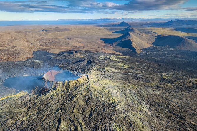 Reykjavik Helicopter Private Tour of Volcanoes - Coastal cliffs, Atlantic views, and nesting birds