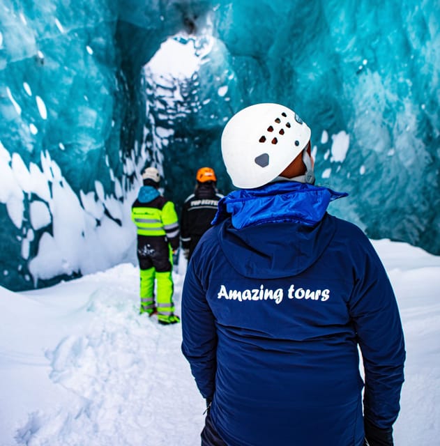 Reykjavík: Langjökull Glacier Snowmobile Tour with Ice Cave - Inside the natural ice cave