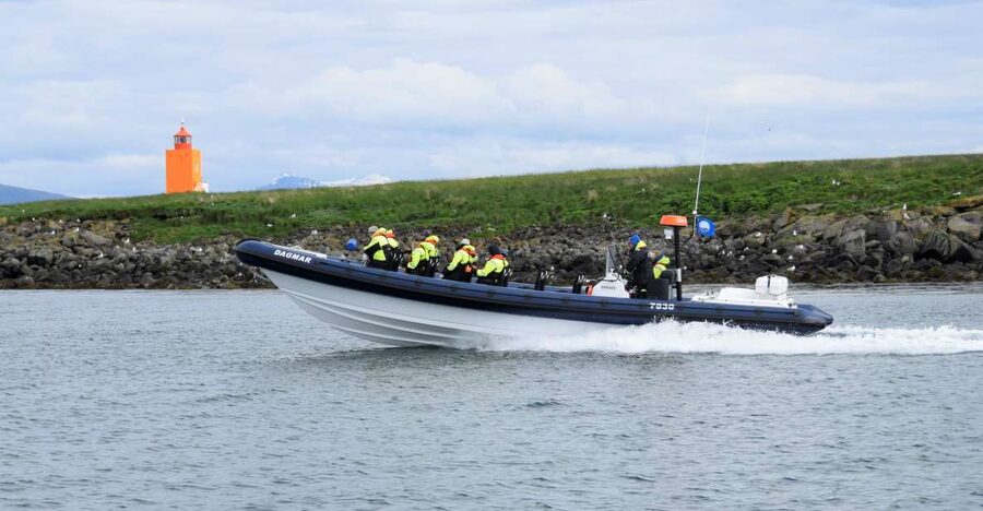 Reykjavik: Puffin Watching Tour by RIB Speedboat - The 15-minute ride to Lundey and Akurey