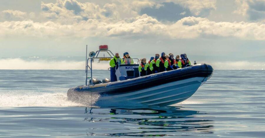 Reykjavík: RIB Speed-Boat Puffin Watching Tour - Following the coast toward the puffin islands