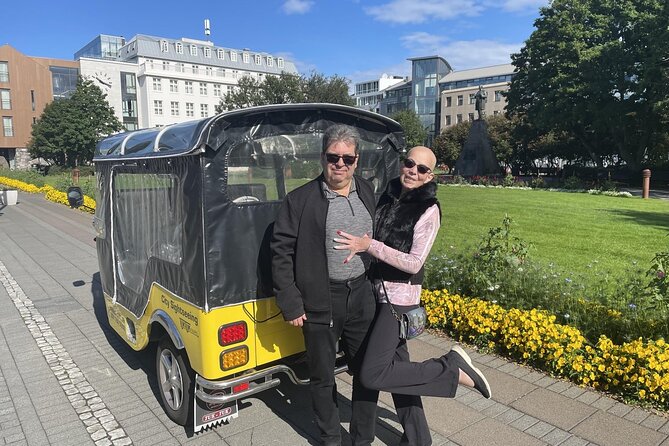 Reykjavík Shared Tuk Tuk Tour - Hallgrímskirkja is the main stop