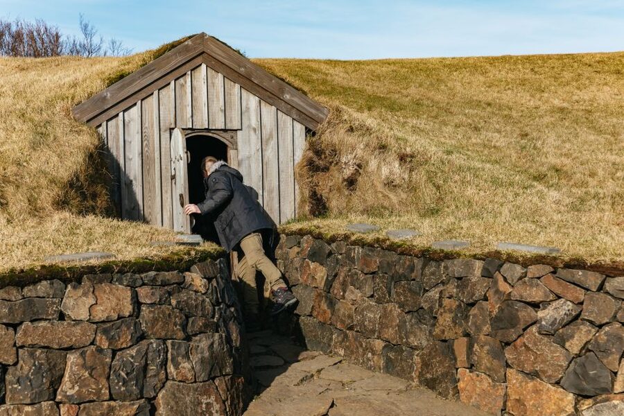 Reykjavik: Silver Circle Tour, Canyon Ride, & Thermal Baths - Husafell’s woods, turf houses, and old stories
