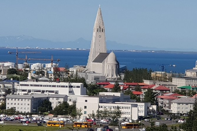 Reykjavik the Northernmost capital in the world - Reykjavik City Hall beside the pond