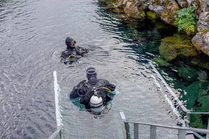 Silfra: Diving Between Tectonic Plates and Pick Up from Reykjavik - The famous moment between the continents