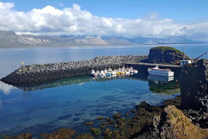Snaefellsnes Peninsula. Private Day Tour from Reykjavik - Búðir pairs a black church with a yellow beach