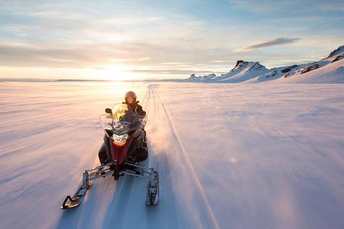 Snowmobiling on Langjokull Glacier and Secret Lagoon Tour - A long road to Langjökull Glacier
