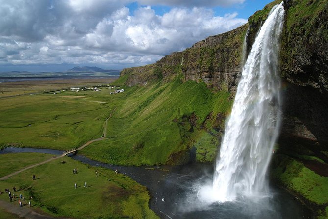 South Coast and Glacier Lagoon Day Trip by Super Jeep from Reykjavik - Seljalandsfoss lets you walk behind the water