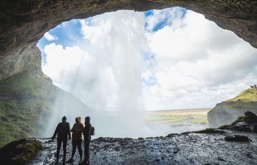 South Coast, Glacier Hike and Northern Lights Winter Tour - A full Iceland day built around the glacier