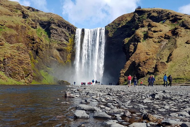 South Coast. Private Day Tour from Reykjavik - Skógafoss: spray, stairs, and a strong lunch stop