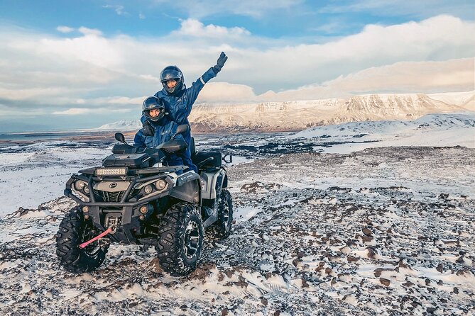 Twin Peaks ATV Iceland Adventure from Reykjavik - Lake Hafravatn and the first open views