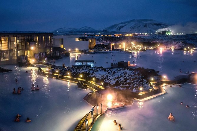 Unique bathing in an Icelandic hot springs at the Blue Lagoon - Premium package: robes, masks, and Lava Restaurant